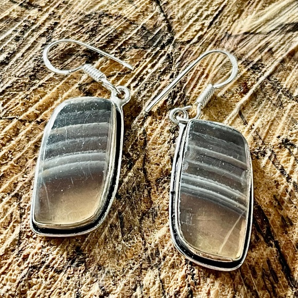 Translucent Fluorite Earrings 1 1/2” - Picture 8 of 11